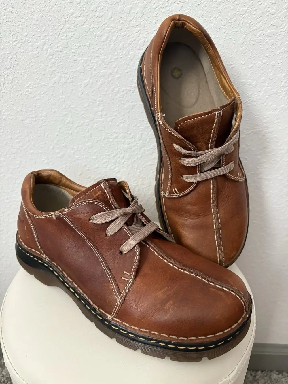 Dr. Martens Men’s Brown Leather Lace-Up Casual Oxford Shoes 11232 Size US 9